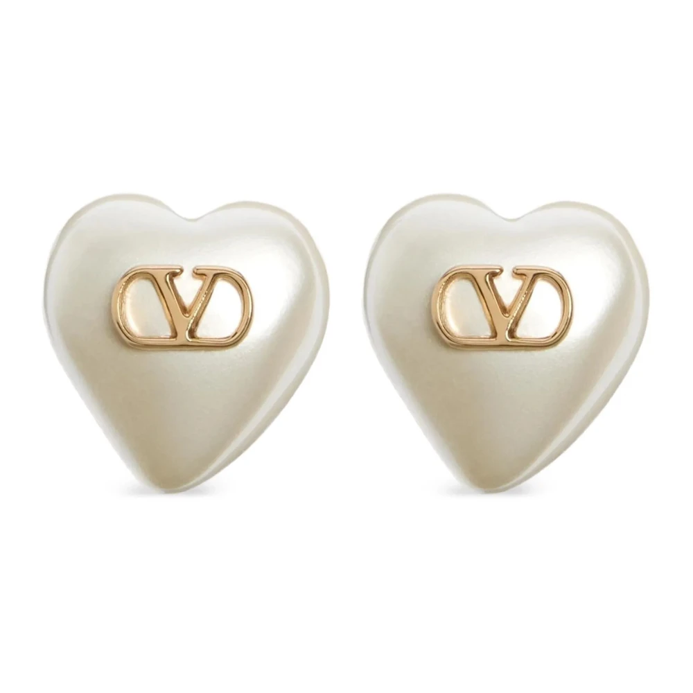 Valentino Garavani , Earrings, Female, Yellow, One Size, Vlogo Signature Earrings - Image 4