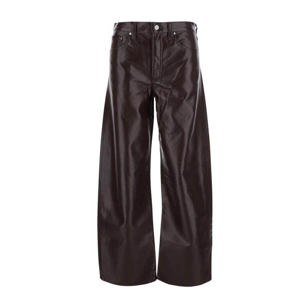 Agolde Donna Marrone Pantaloni, W30, New,