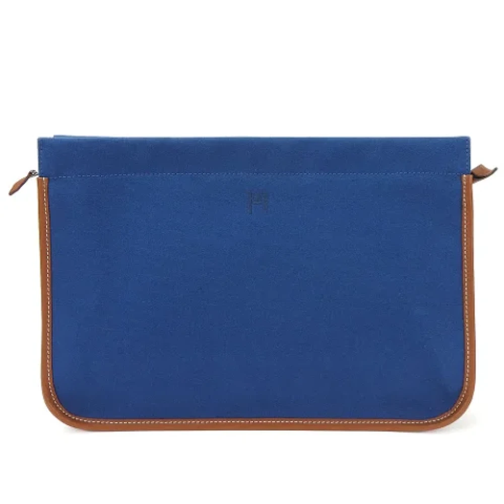 Hermès Vintage Pre-owned Canvas clutches Brown Dames
