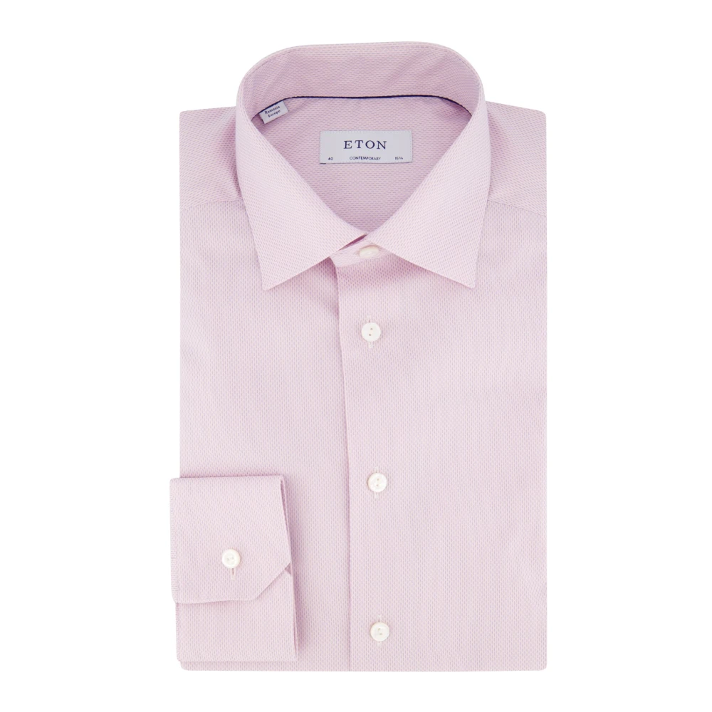 Eton Roze Business Overhemd Pink Heren