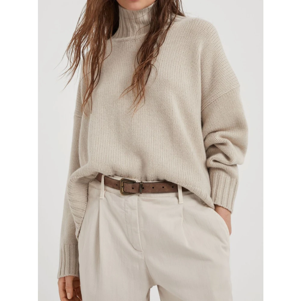 BRUNELLO CUCINELLI Stijlvolle Riemencollectie Brown Dames