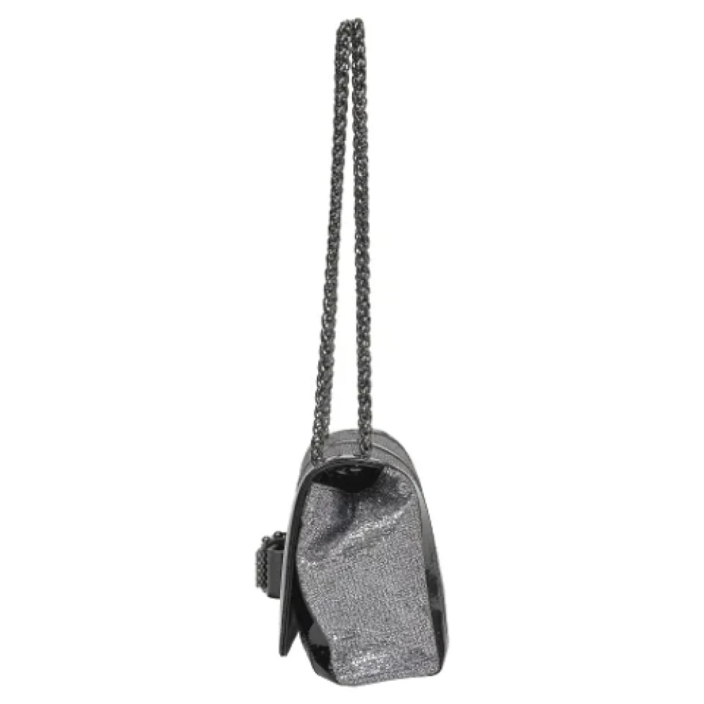 Valentino Vintage Pre-owned Leather shoulder-bags Gray Dames