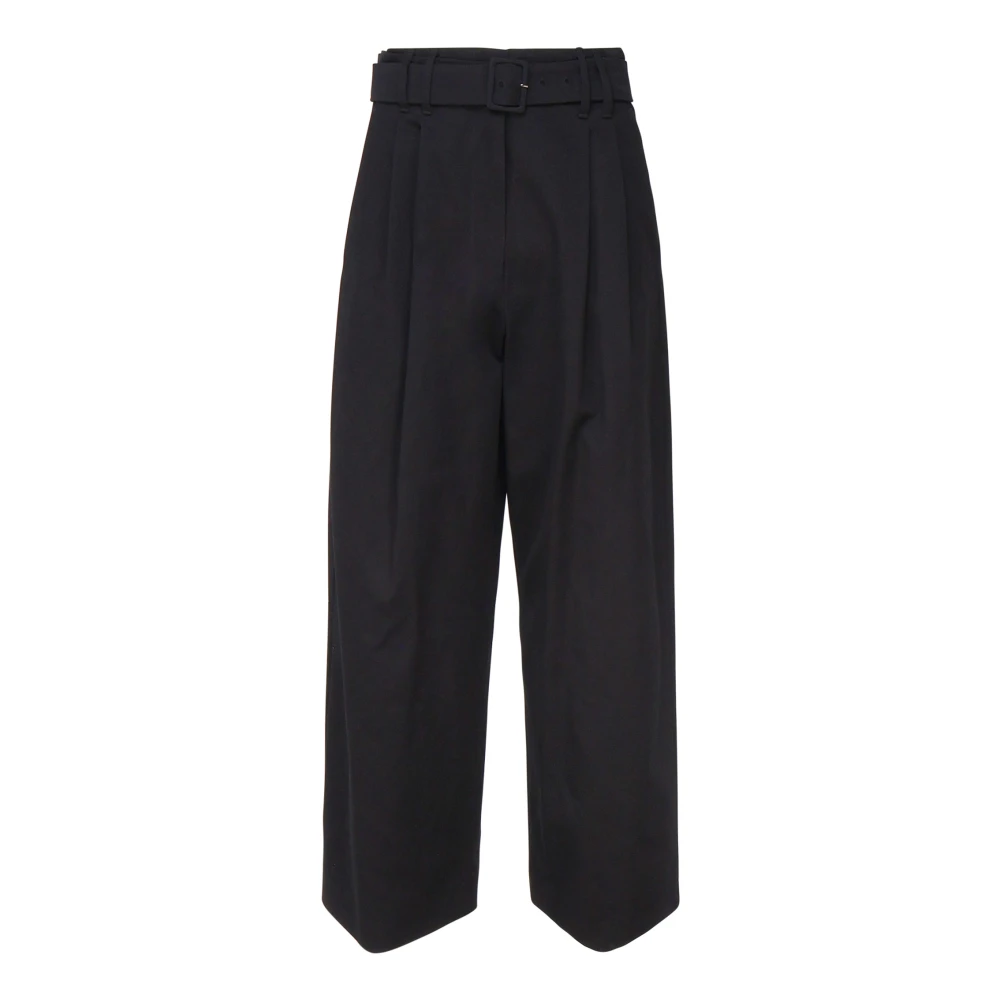 Max Mara Zwarte Broek Dina Lange Broek Black Dames