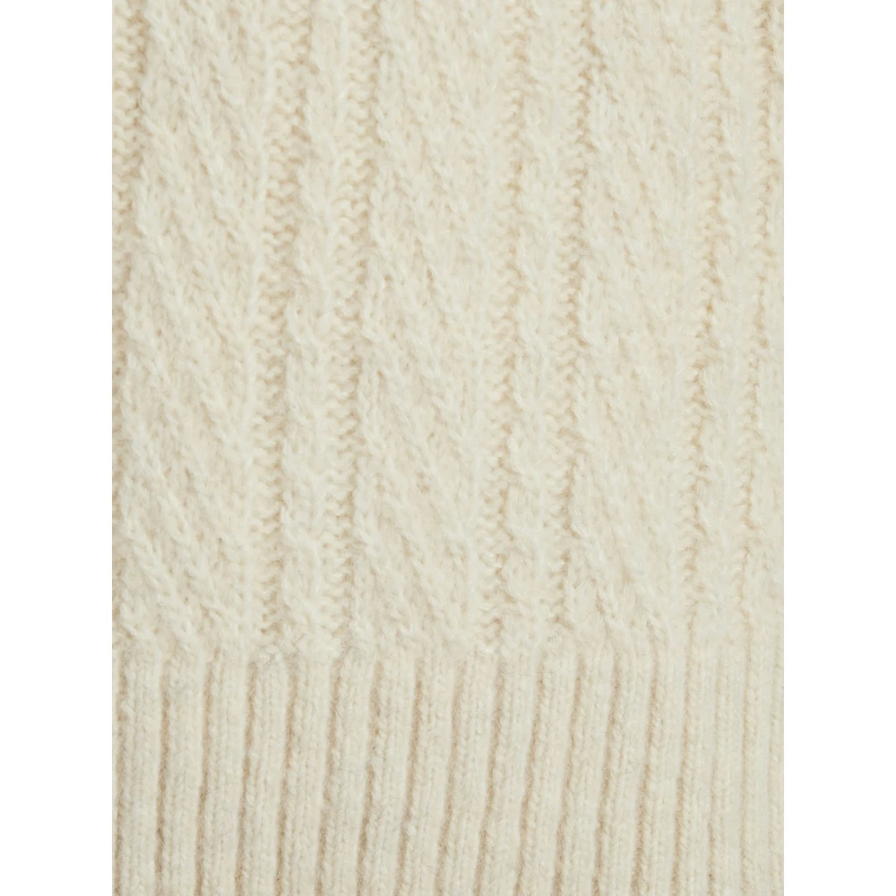 jack & jones Luxe Alpaca Wol Gebreide Trui White Heren