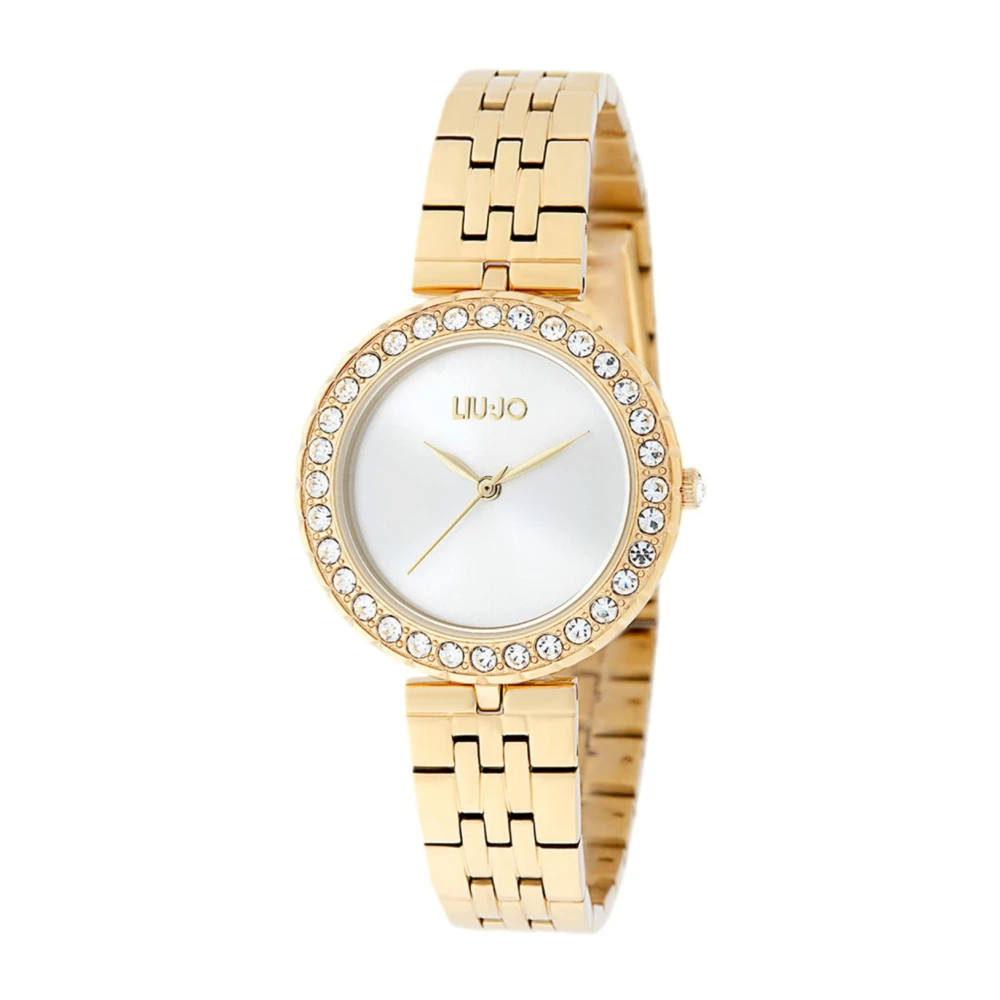 Liu Jo Women's Yellow Crystal Chic Steel Rose Gold Watch