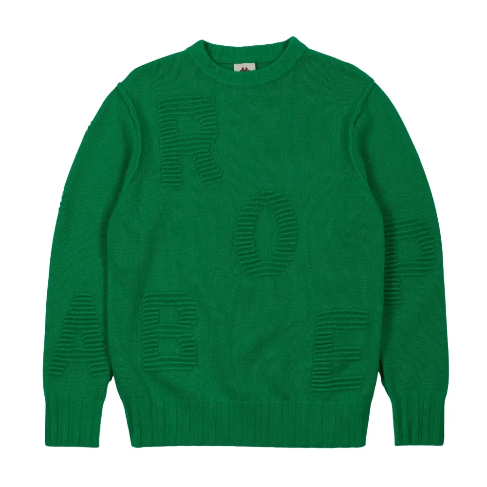Kappa Green Giovani Asmara Jumper - Male - Round-Neck Knitwear - M - Knitwear