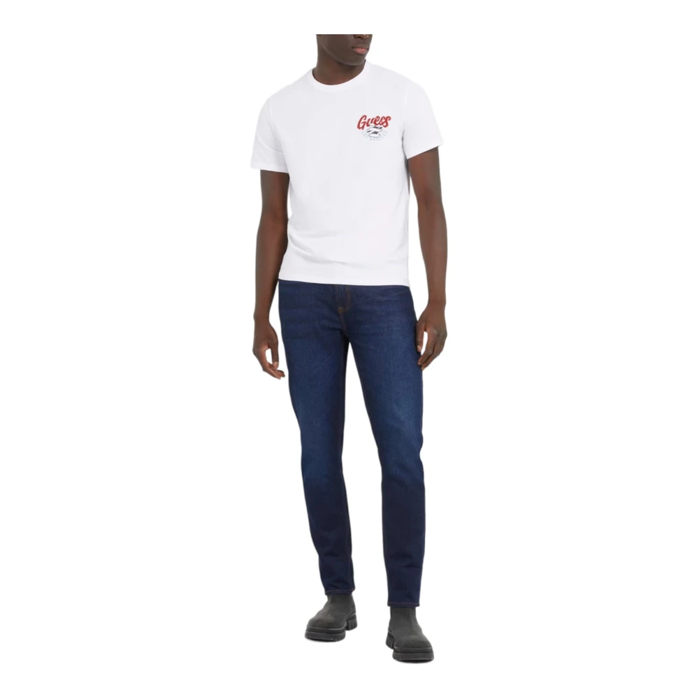 Guess Slim-fit Denim Broek Blue Heren