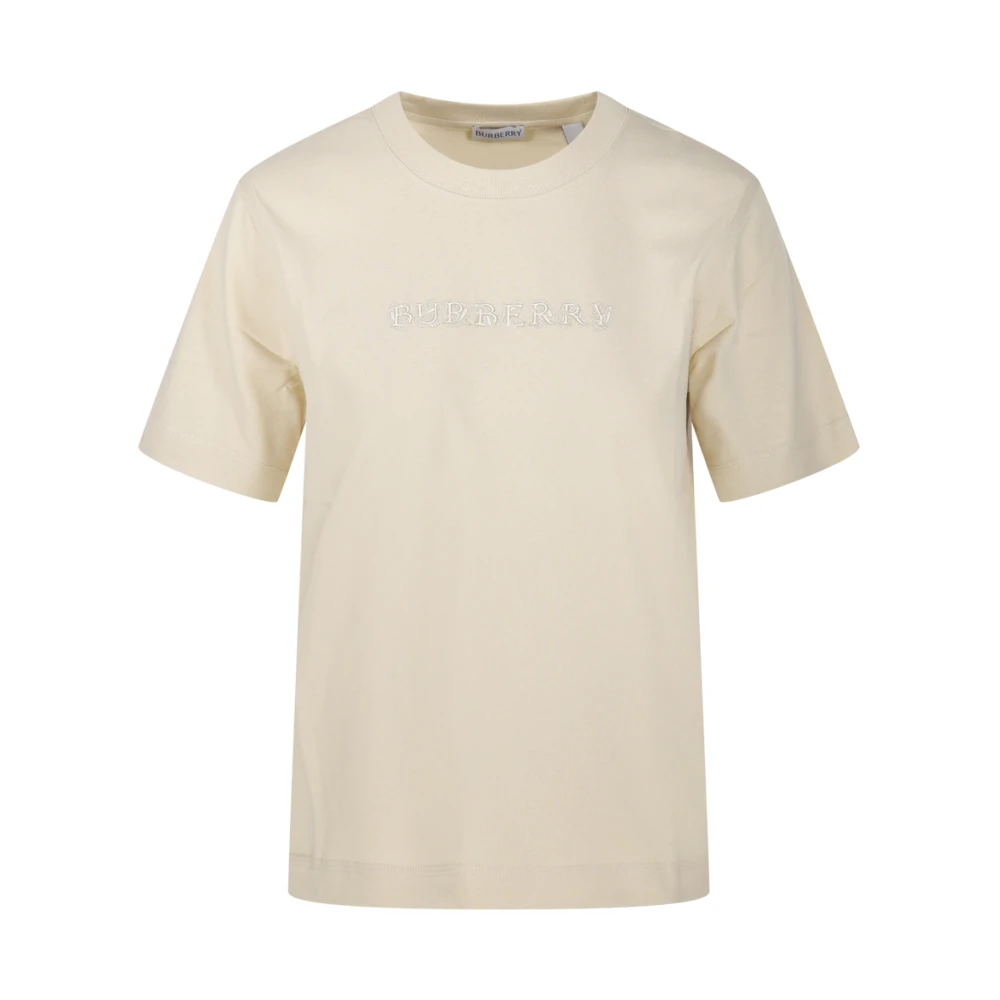 Burberry SIC T-shirt met kaarsenprint Beige Dames