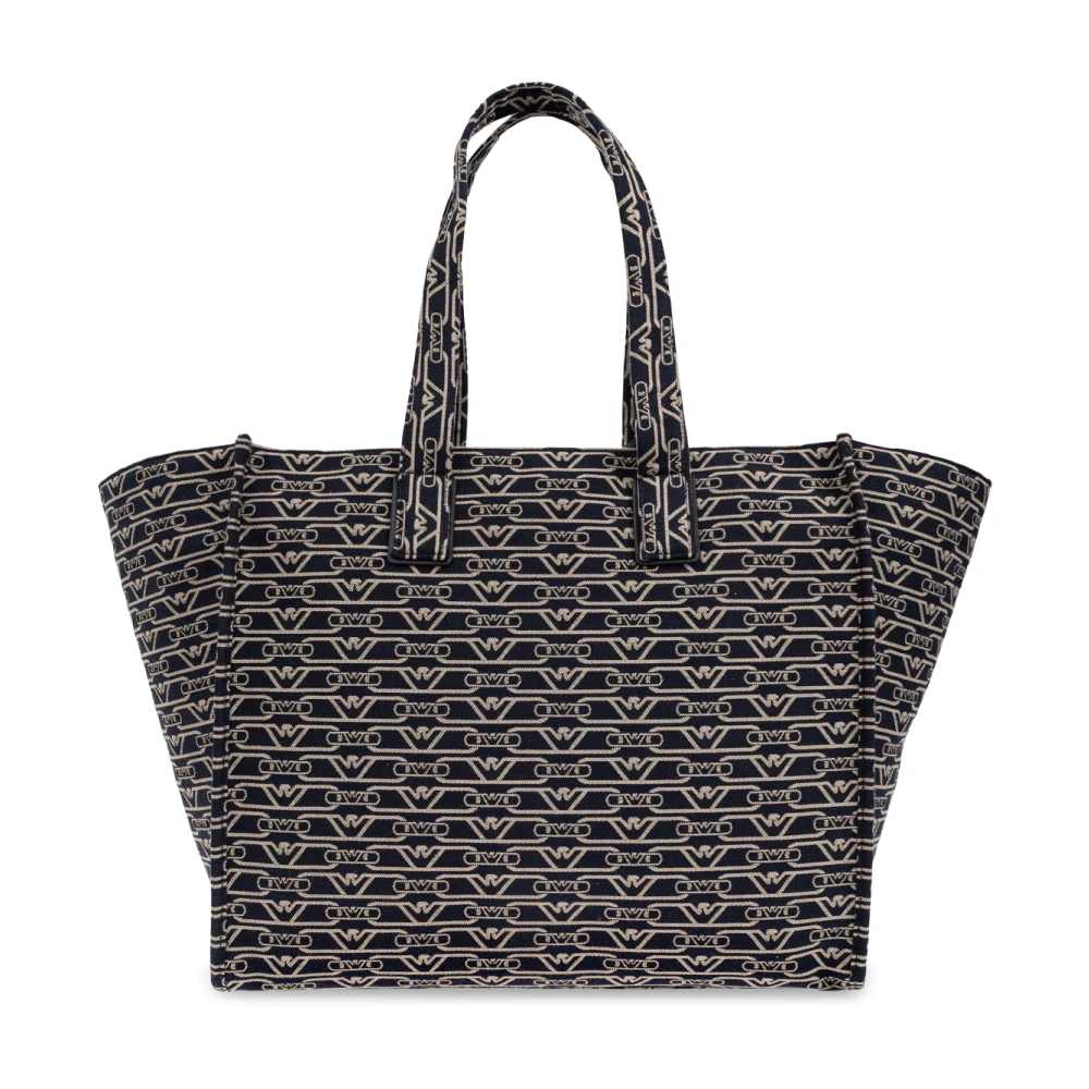 Emporio Armani shopper type tas Black Dames