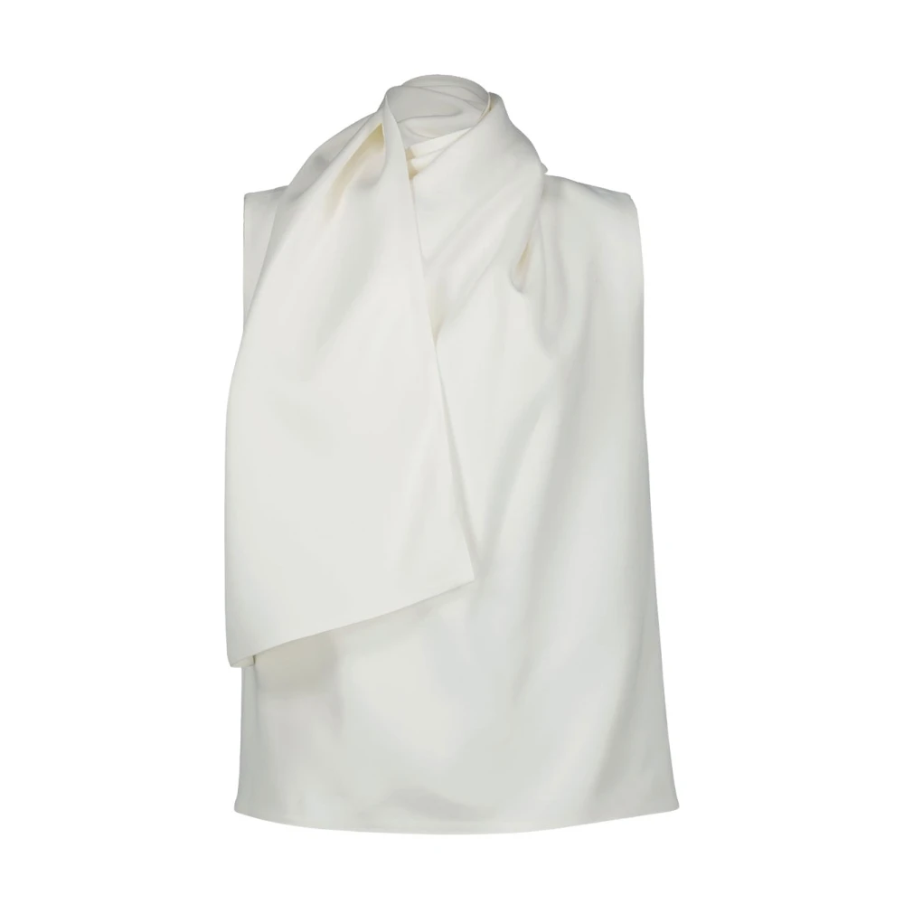 Khaite Women's White Loe Top