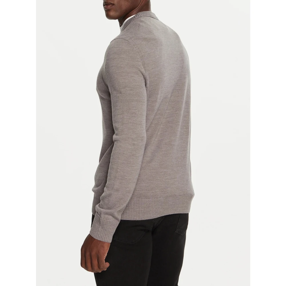 Hugo Boss Heren Avac_C Sweater in Grijs Gray Heren