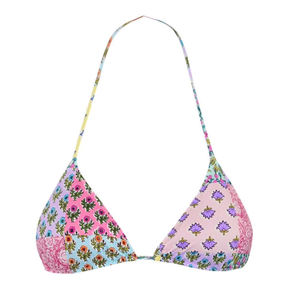 MC2 Saint Barth Bloemen driehoek bikini met verwijderbare cups Multicolor Dames