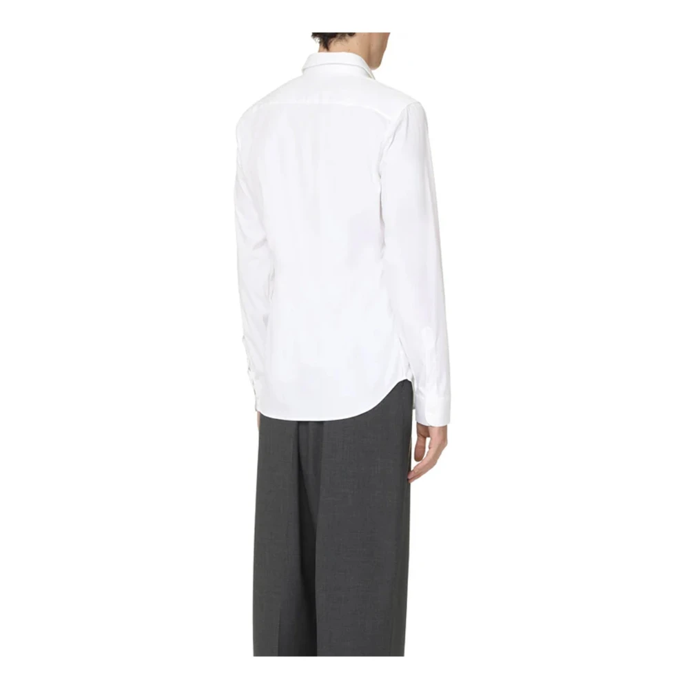 Gucci Poplin Overhemd met Lange Mouwen White Heren