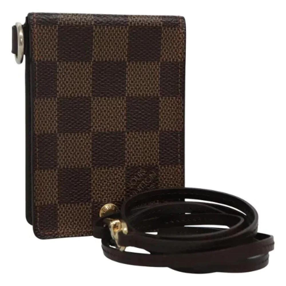 Louis Vuitton Vintage Pre-owned Canvas wallets Brown Dames