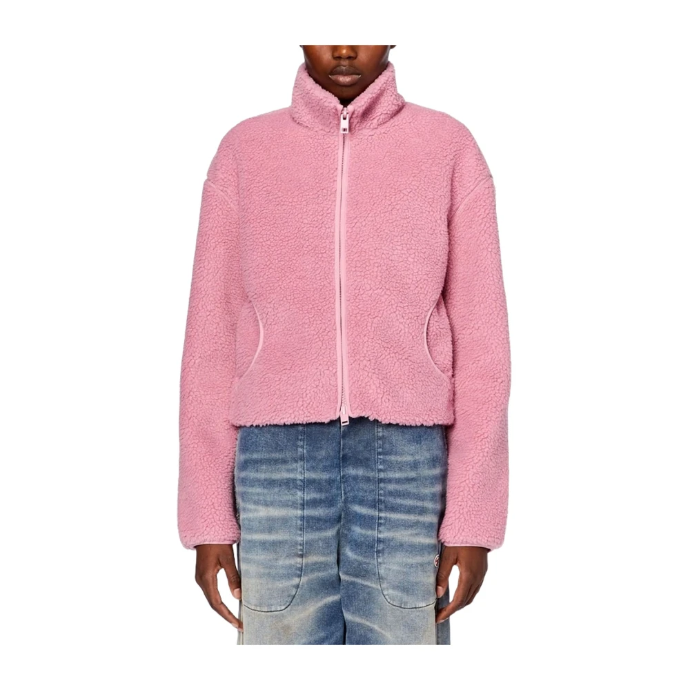 Diesel Paarse Synthetische Sweatshirt voor Vrouwen Pink Dames