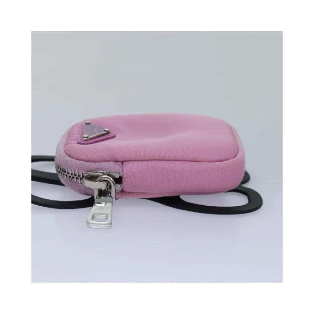 Prada Vintage Pre-owned Nylon prada-bags Pink Dames