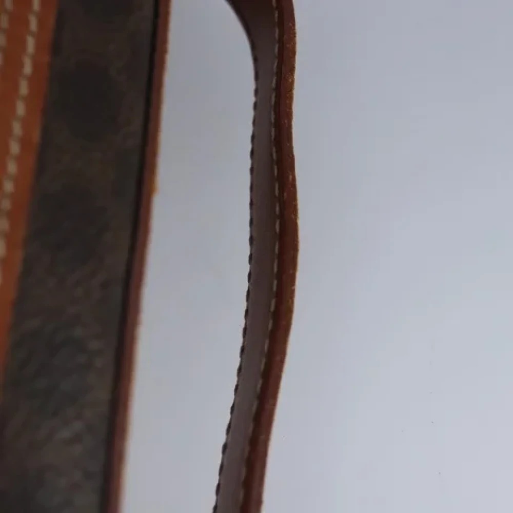 Celine Vintage Pre-owned Leather handbags Brown Dames