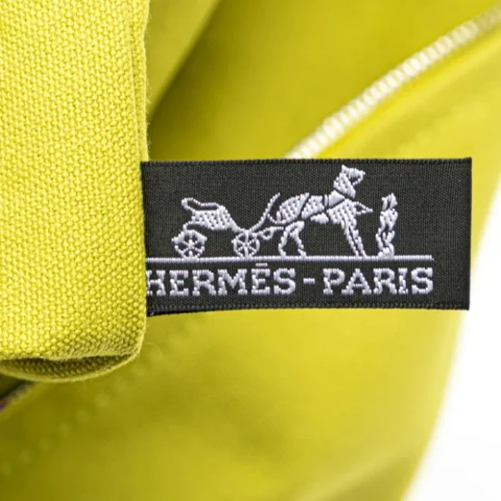Hermès Vintage Pre-owned Leather pouches Green Dames