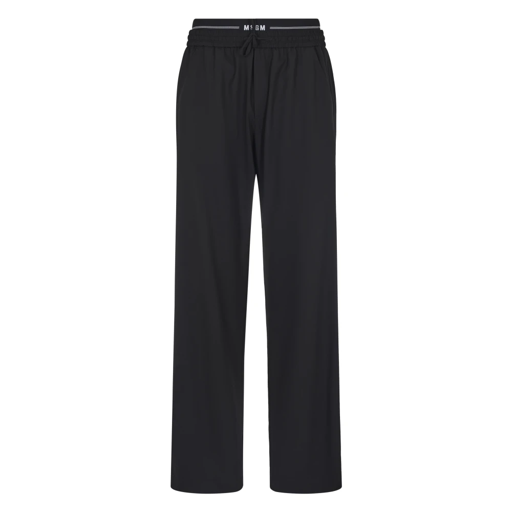 Trousers > Straight Trousers - - Msgm - Modalova