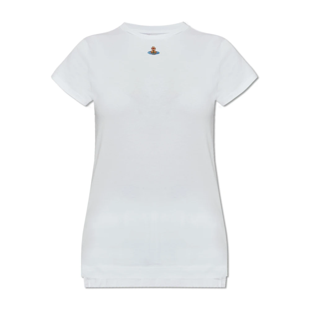 Vivienne Westwood Peru T-shirt met logo White