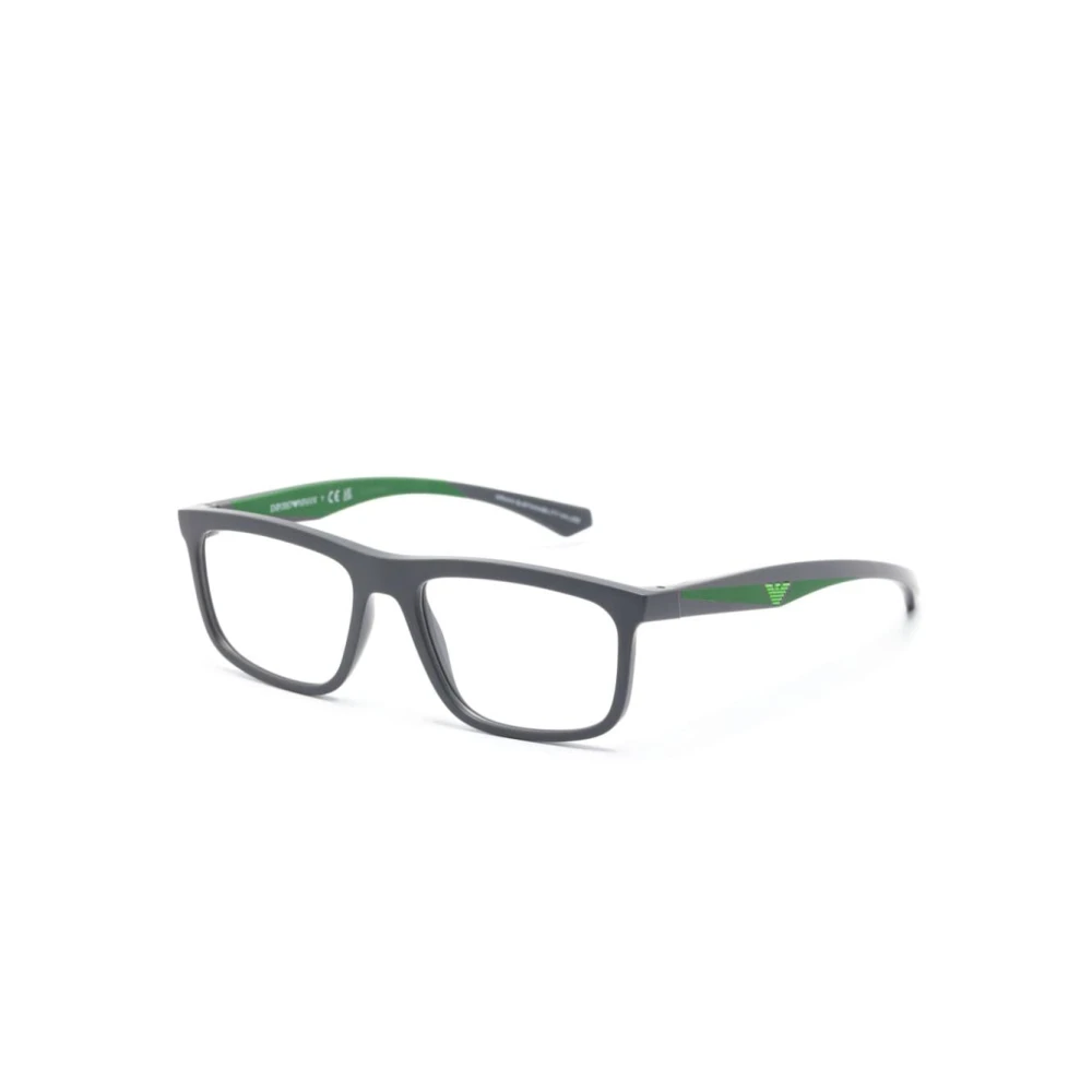 Emporio Armani Męski Szary Akcesoria, Mężczyzna,, Ea 3246 6188 Optical Frame Średni