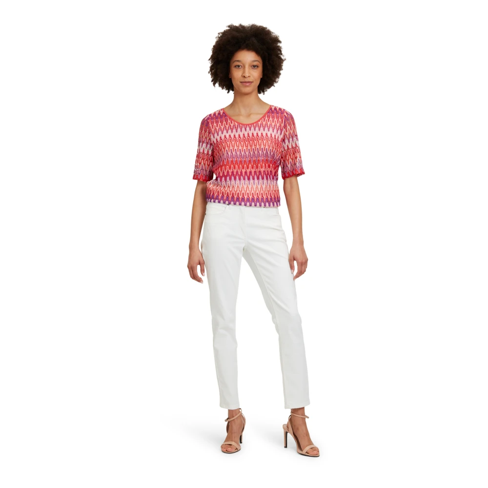 Betty Barclay Gestreept kantentop met ribboorden Multicolor Dames
