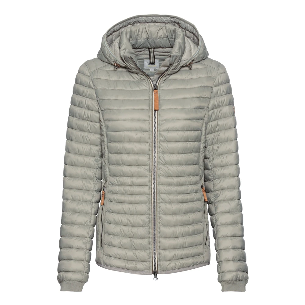 camel active Lichte gewatteerde jas van gerecycled polyamide Green Dames