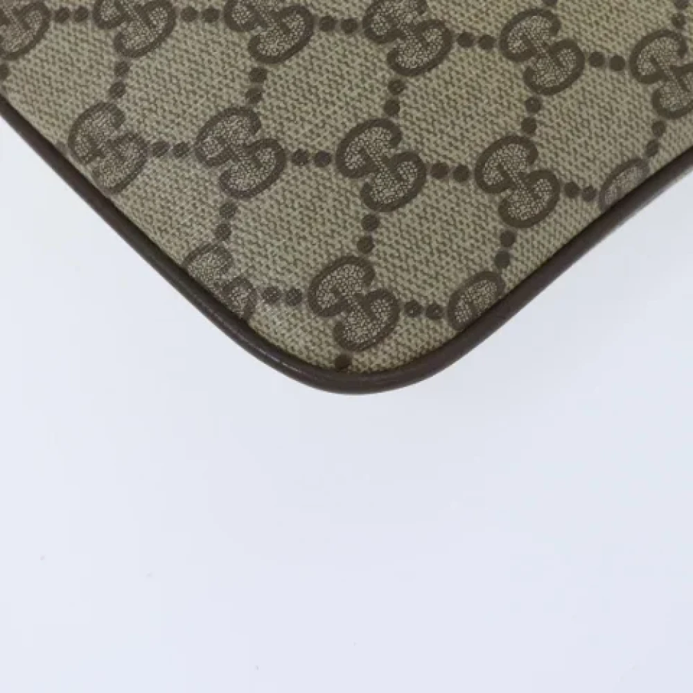 Gucci Vintage Pre-owned Leather shoulder-bags Beige Dames