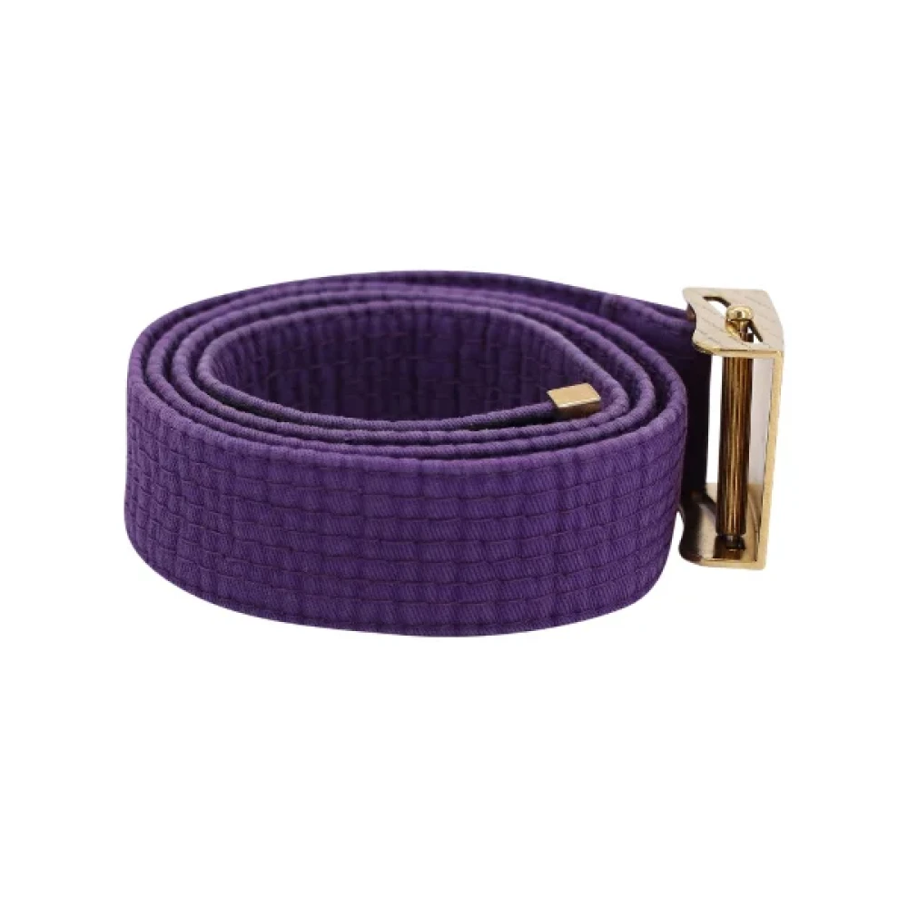 Balenciaga Vintage Pre-owned Cotton belts Purple Heren