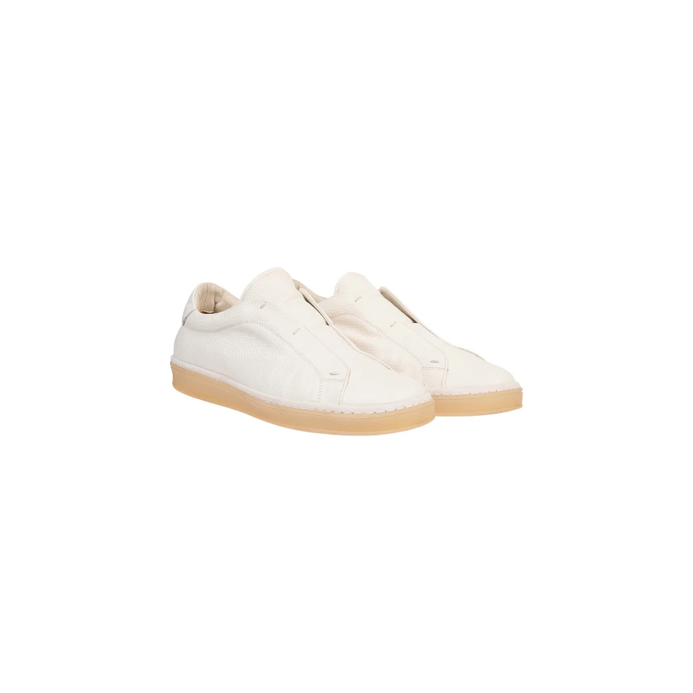 Eleventy Men's White Sneakers, 9 Uk, Trainers