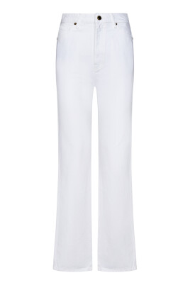 white-flare-leg-denim-jeans