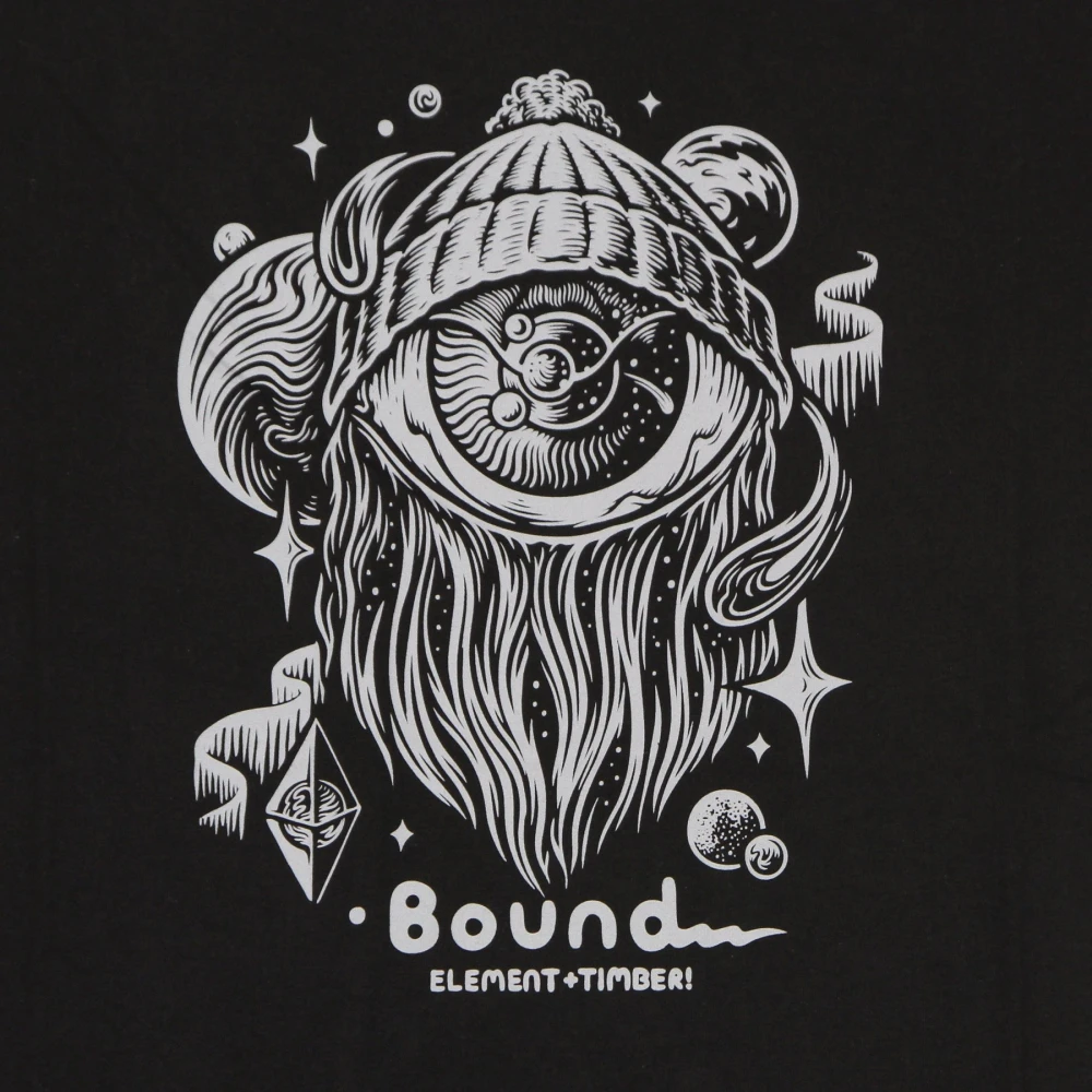Element Zwarte Heren Tee met Timber Logo Black Heren