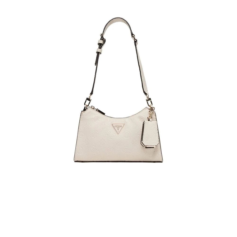 Guess Beige Shoulder Bags, Female, One Size, Cresidia Ii Top Zip Shldr Bag