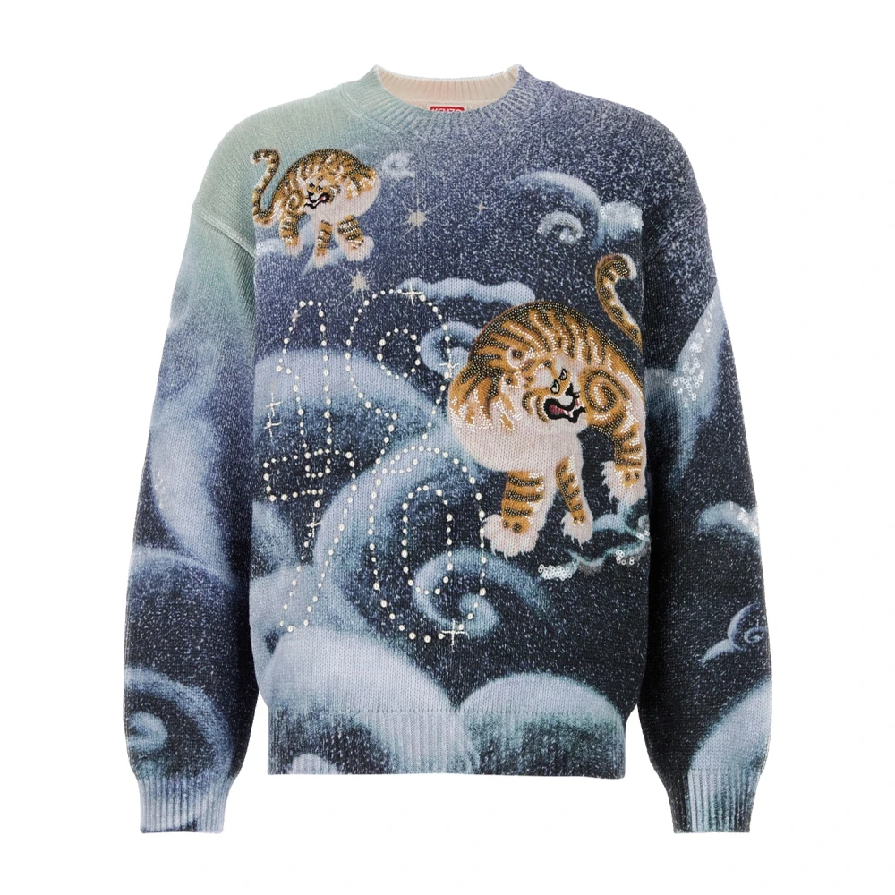 Kenzo Cloud Tiger Jumper Multicolor, Herr