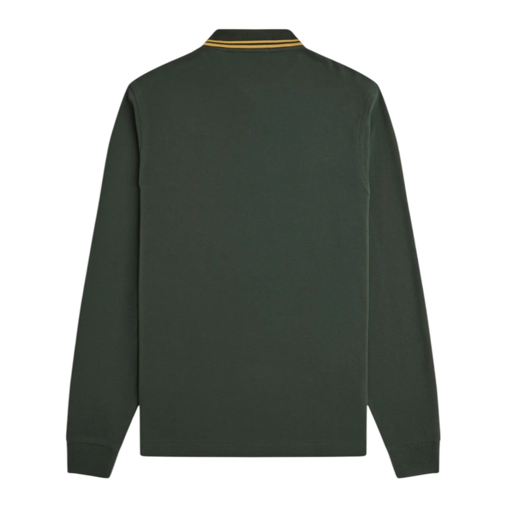 Fred Perry Groene Twin Tipped Polo Shirt Green Heren