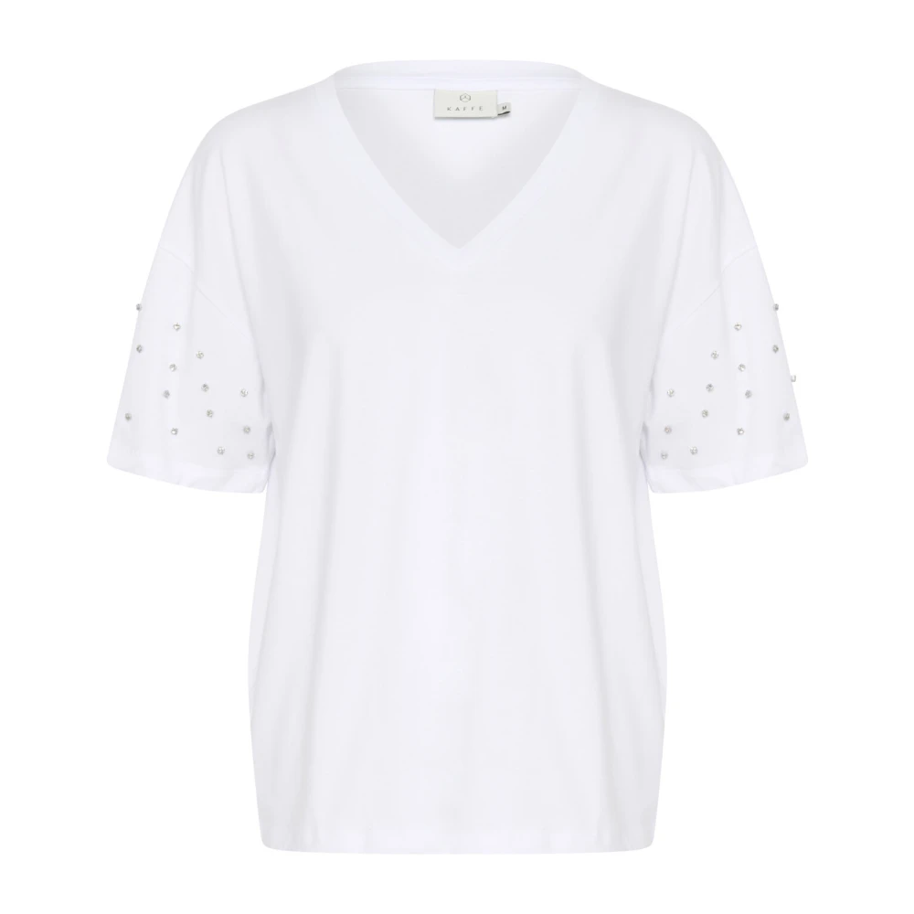 Kaffe - Tops > T-Shirts - White - Kaffe - Modalova