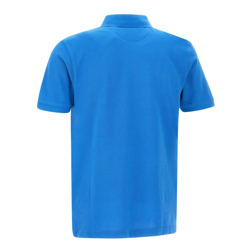 LA MARTINA Turquoise Polo Shirt met Iconisch Logo Blue Heren
