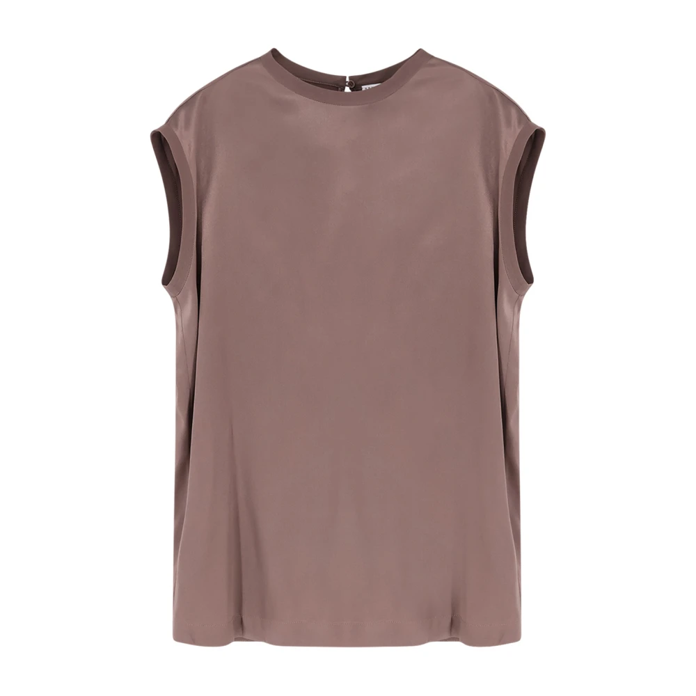 Tops > Sleeveless Tops - - Brunello Cucinelli - Modalova