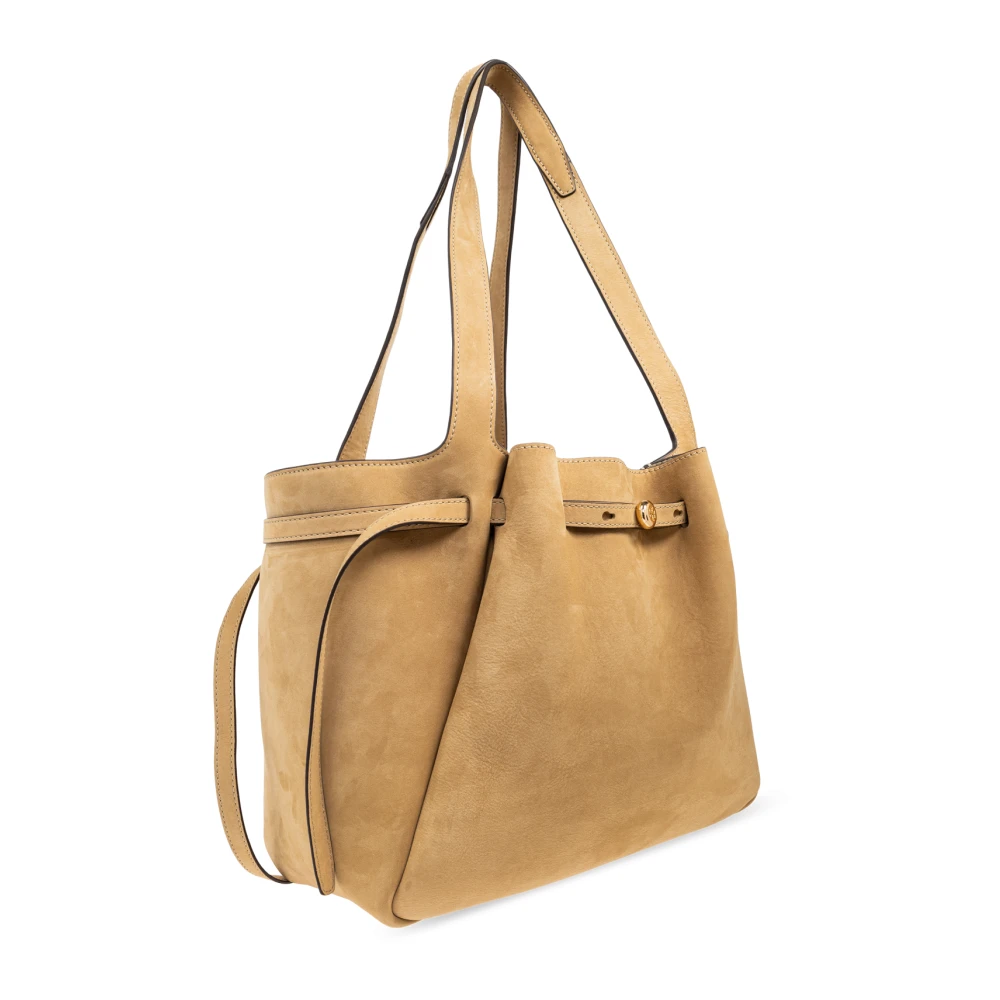 TORY BURCH Tas 'Romy' type 'shopper' Beige Dames