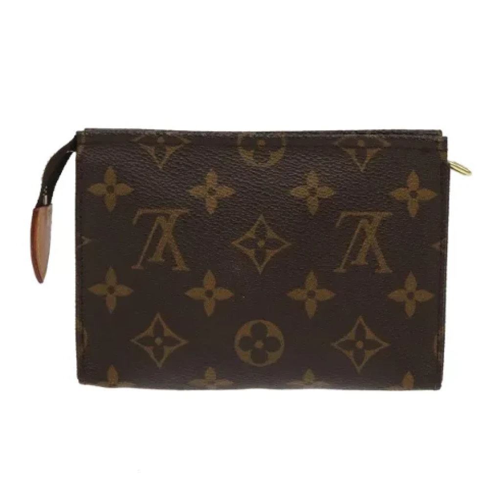 Louis Vuitton Vintage Pre-owned Canvas clutches Brown Dames