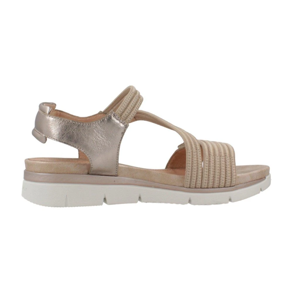 Stonefly Vrouw Geel Schoenen Dames, 39 Eu, Elastische Platte Sandalen
