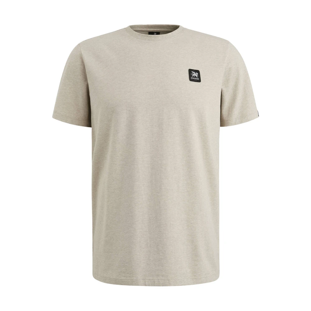 Vanguard Katoenen jersey T-shirt met korte mouwen Beige Heren
