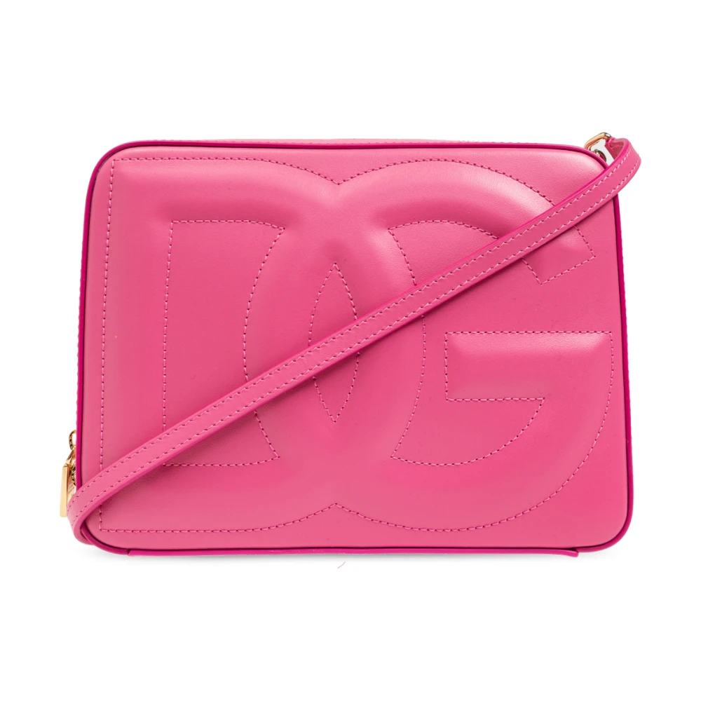 Dolce & Gabbana Schoudertas DG Logo Medium Pink Dames