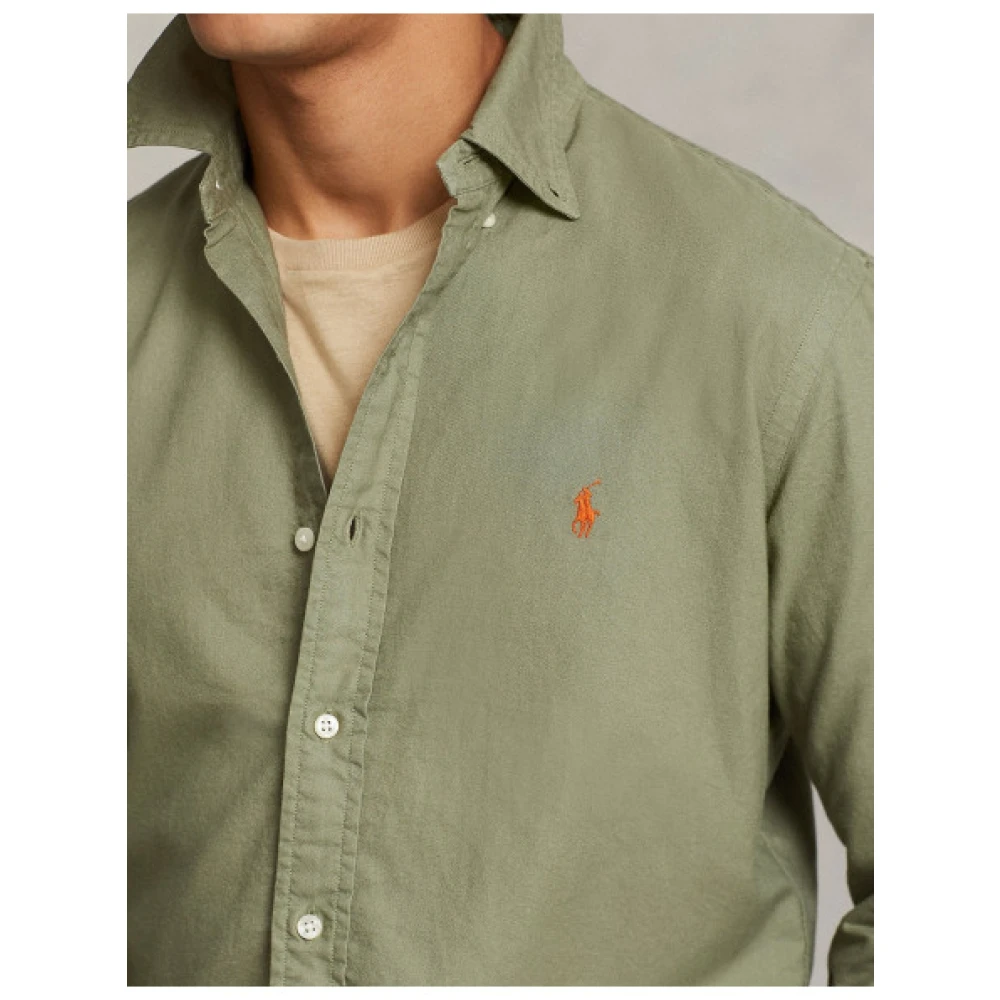 Polo Ralph Lauren Slim Fit Oxford Overhemd Green Heren