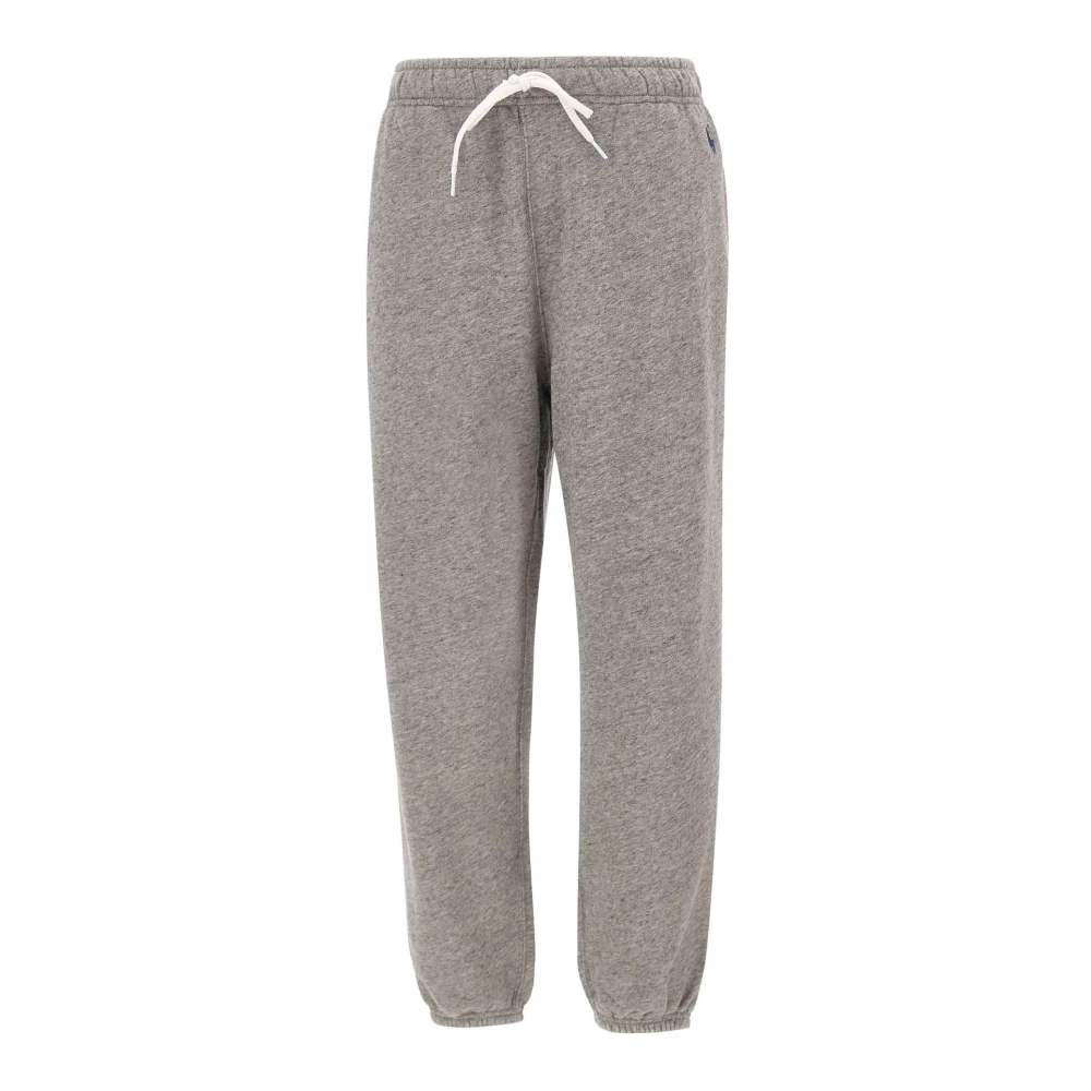 Polo Ralph Lauren Women's Gray Pony-Embroidered Sweatpants