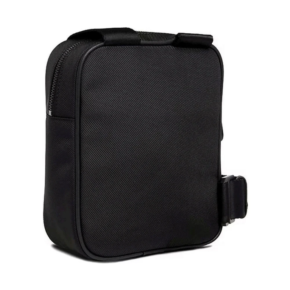 Calvin Klein Zwarte Crossbody Tas Reporter Stijl Black Heren
