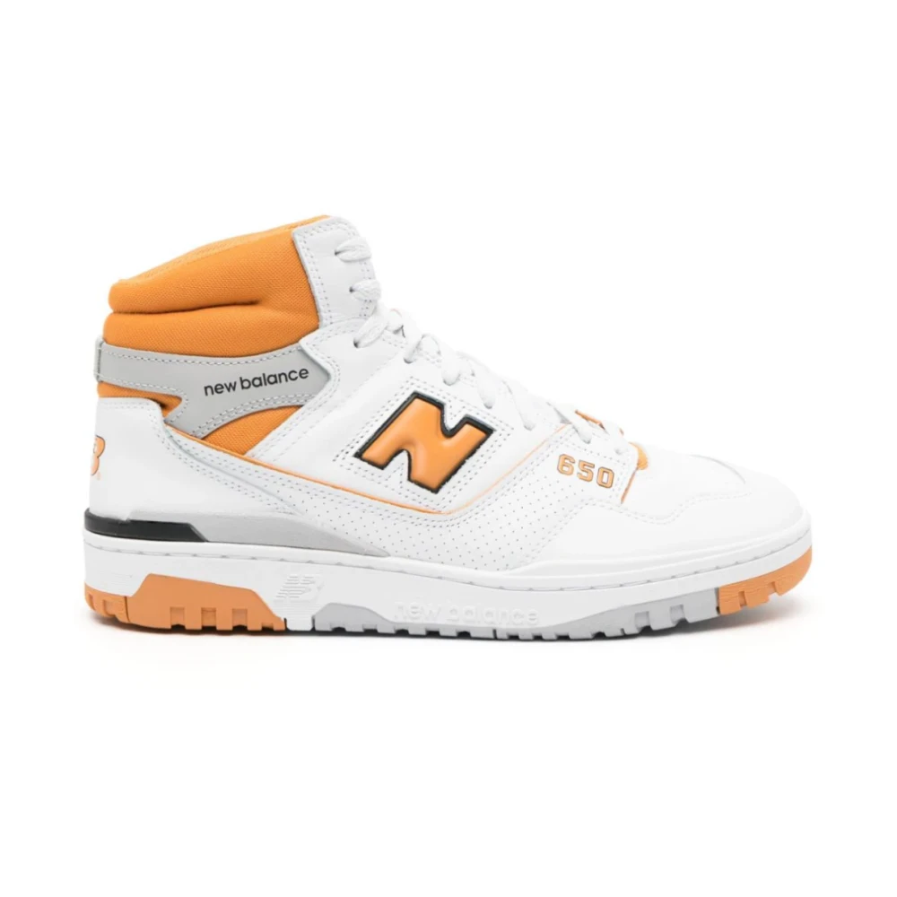 New Balance Men's White /Orange High-Top Trainers - Sneakers - 9 Uk - Shoes