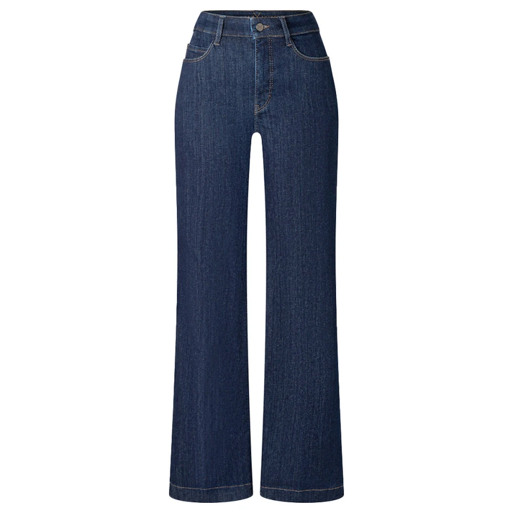 MAC Droom Wijd Flex Denim Jeans Blue Dames