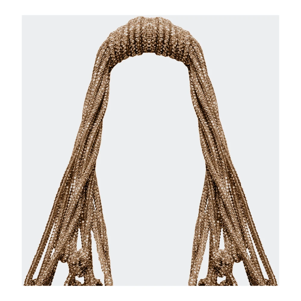Hibourama Carrie Fonkelende Mini Tas Brown Dames