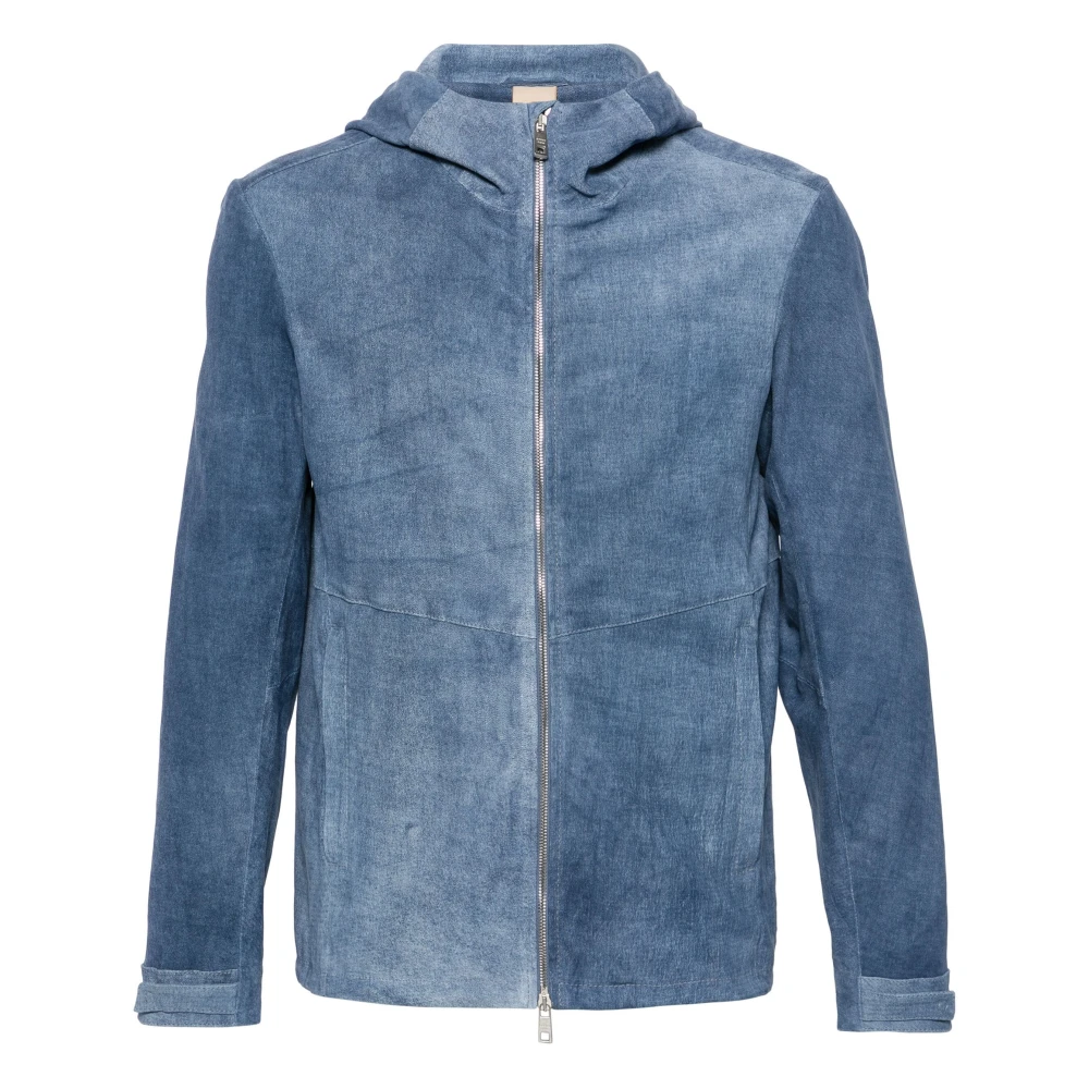 Giorgio Brato Light Jackets Blue Heren